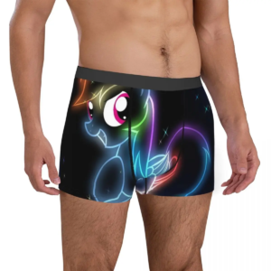 men's rainbow dash mlp underwear cartoon novelty boxer briefs shorts panties male breathable underpants s xxl