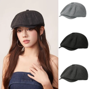 new vintage octagon cap casual male ivy hat autumn winter peaked cap summer thin berets fashion solid color newsboy english hats