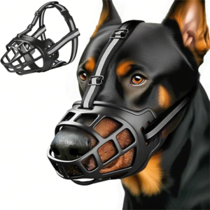 reflect light dog mouth guard cover comfy breathable basket muzzle against biting barking dog mask anti barking muzzle for pets