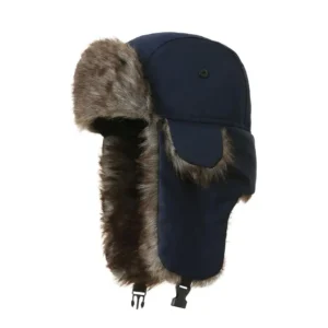 men's winter hats warm trapper aviator trooper earflap hat russian hunting skiing hat windproof cold bomber cap pullover hats