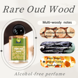 alcohol free rare oud wood unisex aromatic woody perfume rosewood sandalwood vetiver tonka long lasting luxe oriental scent 50ml