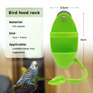 1pcs pet parrot feeder hanging cage fruit vegetable container feeding cup cuttlebone stand holder pet cage accessories supplies