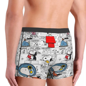 custom cute cartoon s snoopys boxer shorts for homme 3d printed underwear panties briefs soft underpants