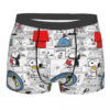 custom cute cartoon s snoopys boxer shorts for homme 3d printed underwear panties briefs soft underpants