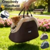 winter warm plush pet carrying bag small dog cat 10kg load bearing travel portable cat dog car passenger seat safety bag 애완동물 가방