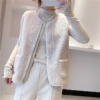 vest thick women sleeveless vests casual zipper pockets round neck jackets solid warm coat regular spliced elegant autumn winter