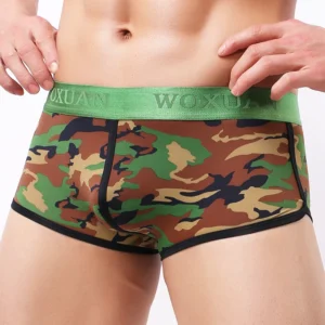 new men underwear boxer shorts camouflage panties brand underpants breathable low waist shorts men s xl