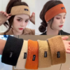 exercise cycling headband breathable knit sweatband yoga running moisture wicking sports accessory for workouts sports safety