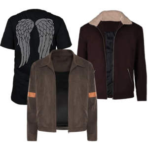 walking tv dead cosplay daryl dixon t shirt short sleeve shirt fantasia rick grimes jacket coat costume halloween carnival suit