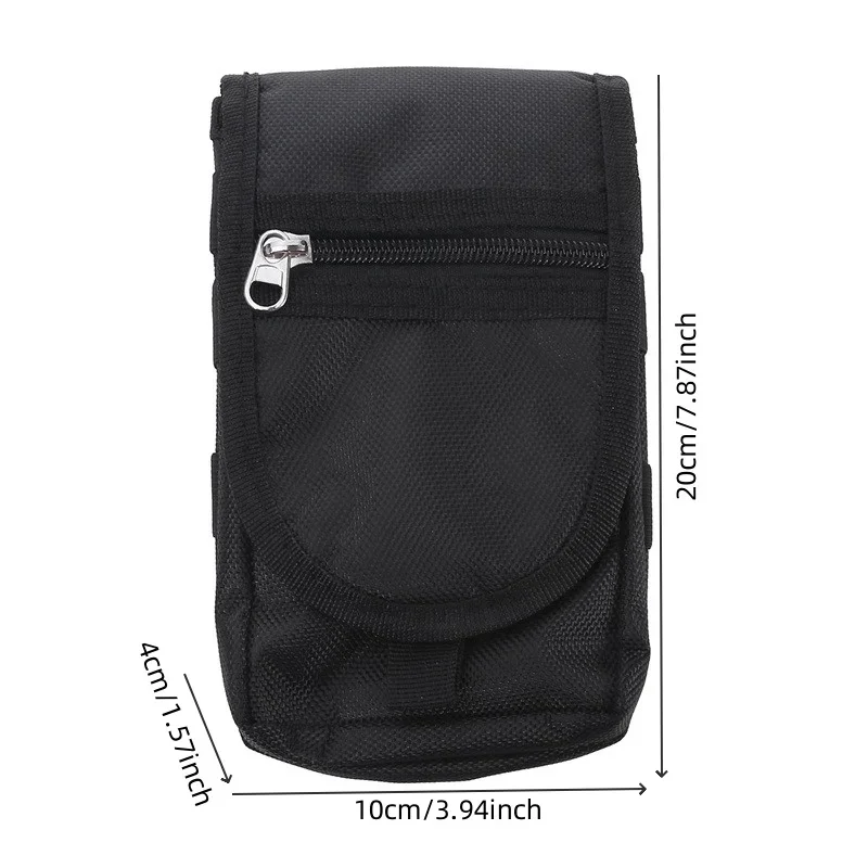 large screen mobile phone bag casual waist bags daily coin purse multi purpose phone belt pouch tactical molle phone pouch carry