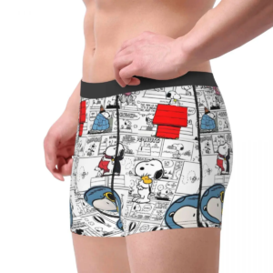 custom cute cartoon s snoopys boxer shorts for homme 3d printed underwear panties briefs soft underpants