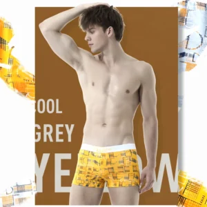 men's underwear, pure cotton boxer shorts, breathable and loose four cornered pants, trendy and personalized arlo shorts, plus s