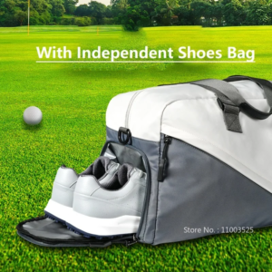 ttygj women men golf handbag large capacity independent shoe area sports bags lightweight golf crossbody backpack