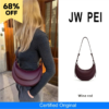 2026 original brand jw pei women's half moon crossbody bag leather shoulder bag trendy lady underarm purse handbag travel wallet