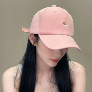 cute corgi dog embroidered baseball cap sun protective breathable adjustable ideal casual hat men women unisex baseball cap