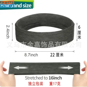 striped elastic yoga headband women sports headband men fitness running sweatband hairband headwear headscarf yoga accessories