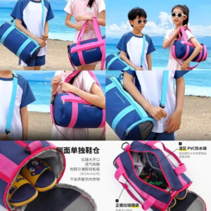 waterproof sports clothing shoes storage children swim bag with dry wet separation for pool sea fitness gear accessories