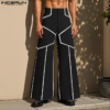fashion print men wide leg pants summer spring bottoms incerun casual pants streetwear oversize s 5xl trousers men's clothing