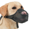 breathable mesh dog muzzle adjustable strap scavenging prevention dog mouth cover long mouth anti bite pet mouth mask large dogs