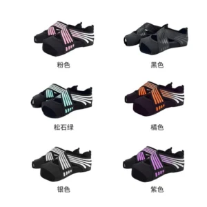 non slip silicone dance shoes open toe design for yoga pilates ballet latin indoor gym sports and fitness training yoga clothing