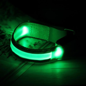 led armband sports armband glowing flashing belt night sporting fitness running cycling flashing reflective glow wristband