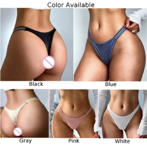 eye catching womens sexy g string thongs lingeries bottom underwear panties high cut knickers in pink black white