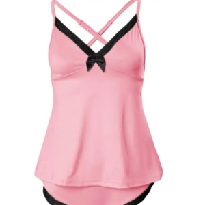 sexy women's home sleepwear casual sexy solid color lace camisole top casual shorts comfortable sex pajamas set woman clothing