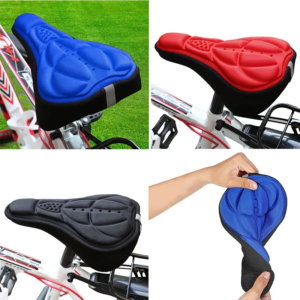 1pcs bicycle saddle 3d soft bike seat cover comfortable foam seat cushion cycling saddle for bicycle bike accessories
