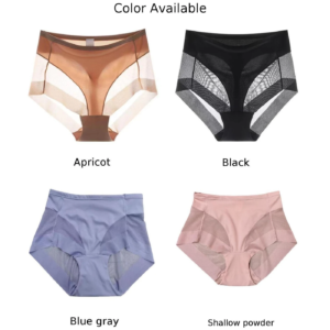 underwear women's panties ice silk solid color ladies seamless underpants girls briefs breathable sexy lingerie female