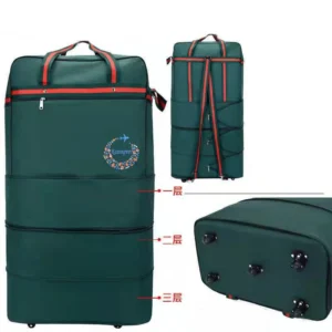 air checked bag luggage travel universal wheel foldable moving storage oxford waterproof packing cubes