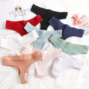 women's panties fashion striped thongs soft cotton underwear ladies sexy lingerie sports breathable g strings cozy t back