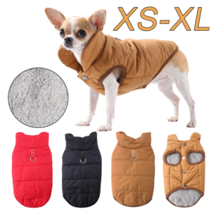 autumn winter dog clothes for small medium dogs cats puppy jacket with d ring warm cat coat chihuahua bulldog pug pet overalls