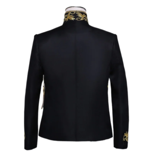 (jacket + pant) fashion men vintage court luxury embroidered suits singer host bar stage performance sequined blazerand trouser