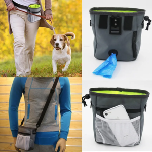 new nylon training treat snack bag dog pouch feed pocket waist shoulder bags for pet accessories