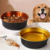 anti slip dog bowls small medium and large dog feeding bowls and water fountains stainless steel pet feeders pet dog accessories