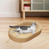 sisal cat scratcher bed sturdy lounge bed for outdoor kitten grinding claws