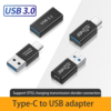 laptop male to female data cable connector usb 3.1 otg adapter type c to usb 3.0 converter