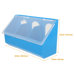 bird feed box hanging cage parrot accessories cockatiel feeder pet supplies aviary pigeon food dispenser bird hanging feeder