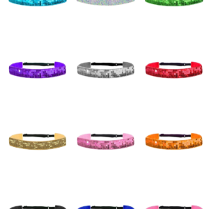 1pc fashion sequin children dance hairbands headband yoga headband women sports anti slip elastic headbands hair accessories