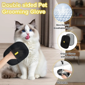 wool lint gloves animal hair removal hairs dog pet cleaning tool gloves cat dog hair remover brush grooming pet accessories tool