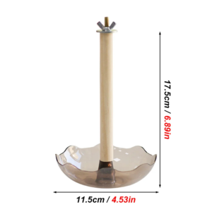 1 pc bird cage feeding cups top hanging parrot feeder round flower shaped bird feeder bowl for pet birds parrot cage accessories