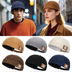 retro outdoor unisex sailor docker cap landlord hat corduroy adjustable dome melon cap streetwear hip hop beanie landlord hats