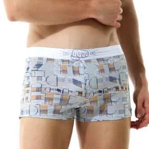 men's underwear, pure cotton boxer shorts, breathable and loose four cornered pants, trendy and personalized arlo shorts, plus s
