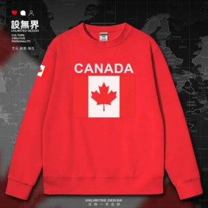canada country mens hoodies jerseys casual tracksuit clothing long sleeve sweatshirt sporting printed clothes autumn winter