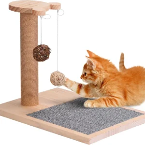 2025 stylish classic cat furniture scratcher tree comfort and entertainment combined eco friendly wood material