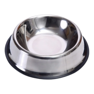 durable stainless steel pet cat dog bowl anti tip easy to clean metal feeder bowl non slip pet feeding bowl pet accessories