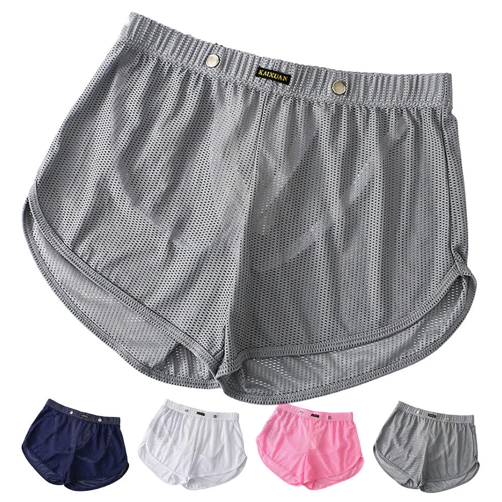 comfortable men lounge underwear sexy lingerie briefs seethrough boxer shorts different colors available s xl sizes