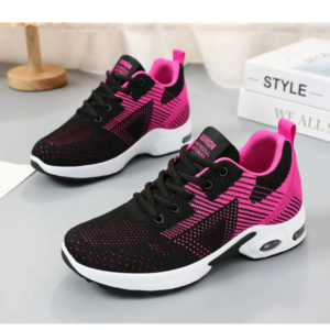 women's running shoes large size 2025 spring new casual breathable lace up air cushion sports sneakers
