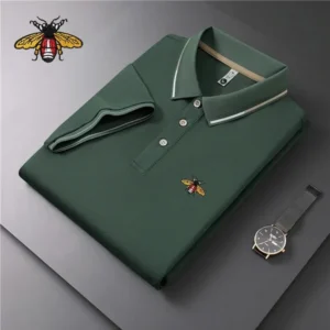 high quality summer embroidered polo shirt, family clothing, men's fashion, business, leisure, breathable, cool, quick drying sh