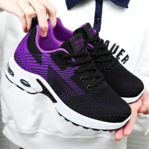 women's running shoes large size 2025 spring new casual breathable lace up air cushion sports sneakers